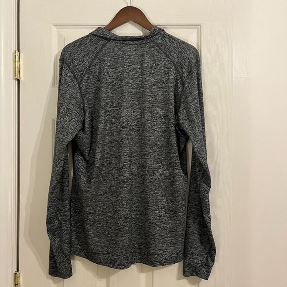 Washington Wizards Nike Dri-Fit Quarter Zip Long Sleeve - Grey Heather - Size M - Picture 4 of 4